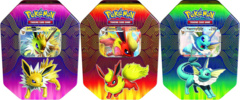 GX Tins Trio - Flareon GX, Jolteon GX, Vaporeon GX (One of Each)